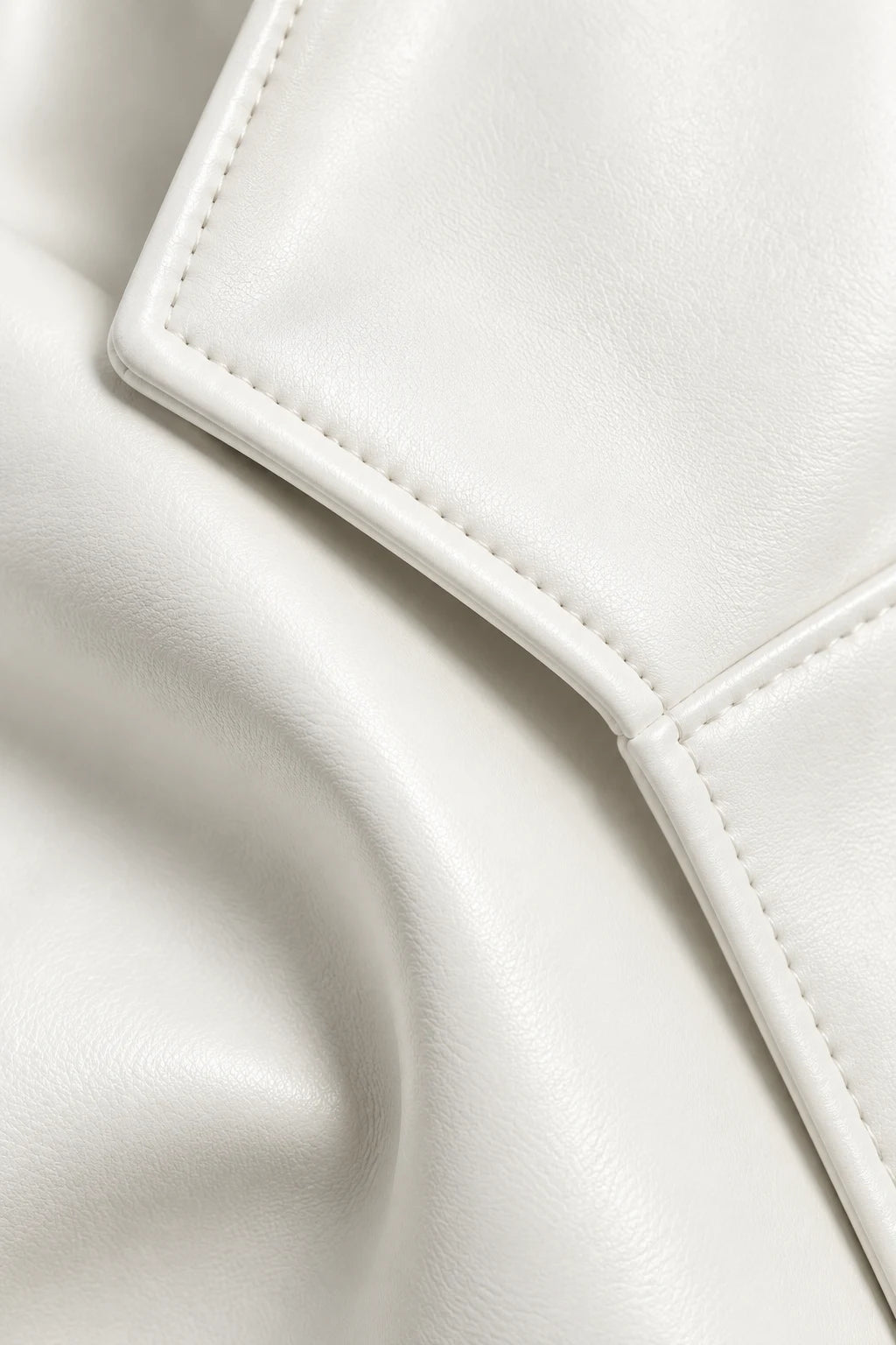 Passage White Leather Jacket