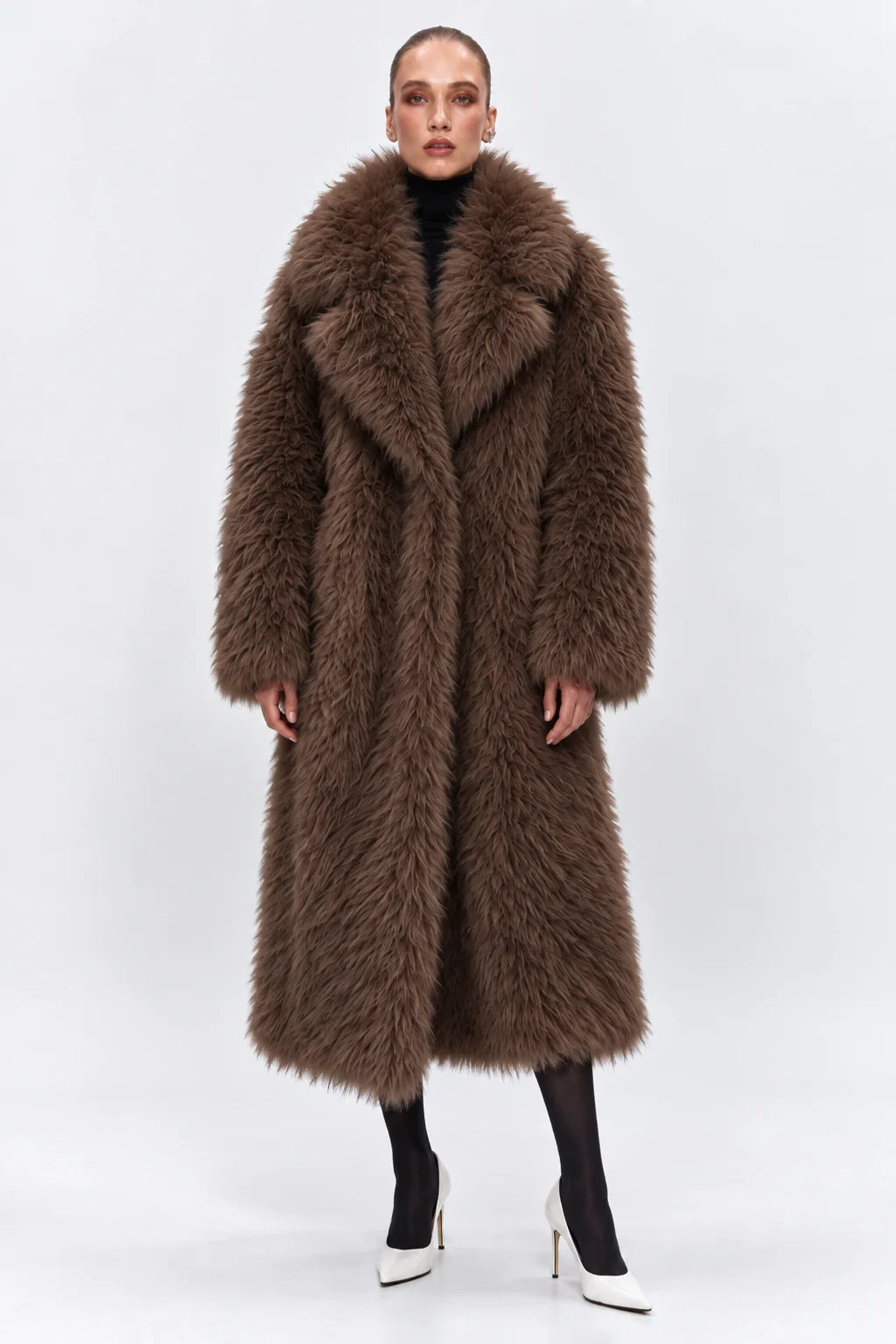 Dakota Brown Fur Coat