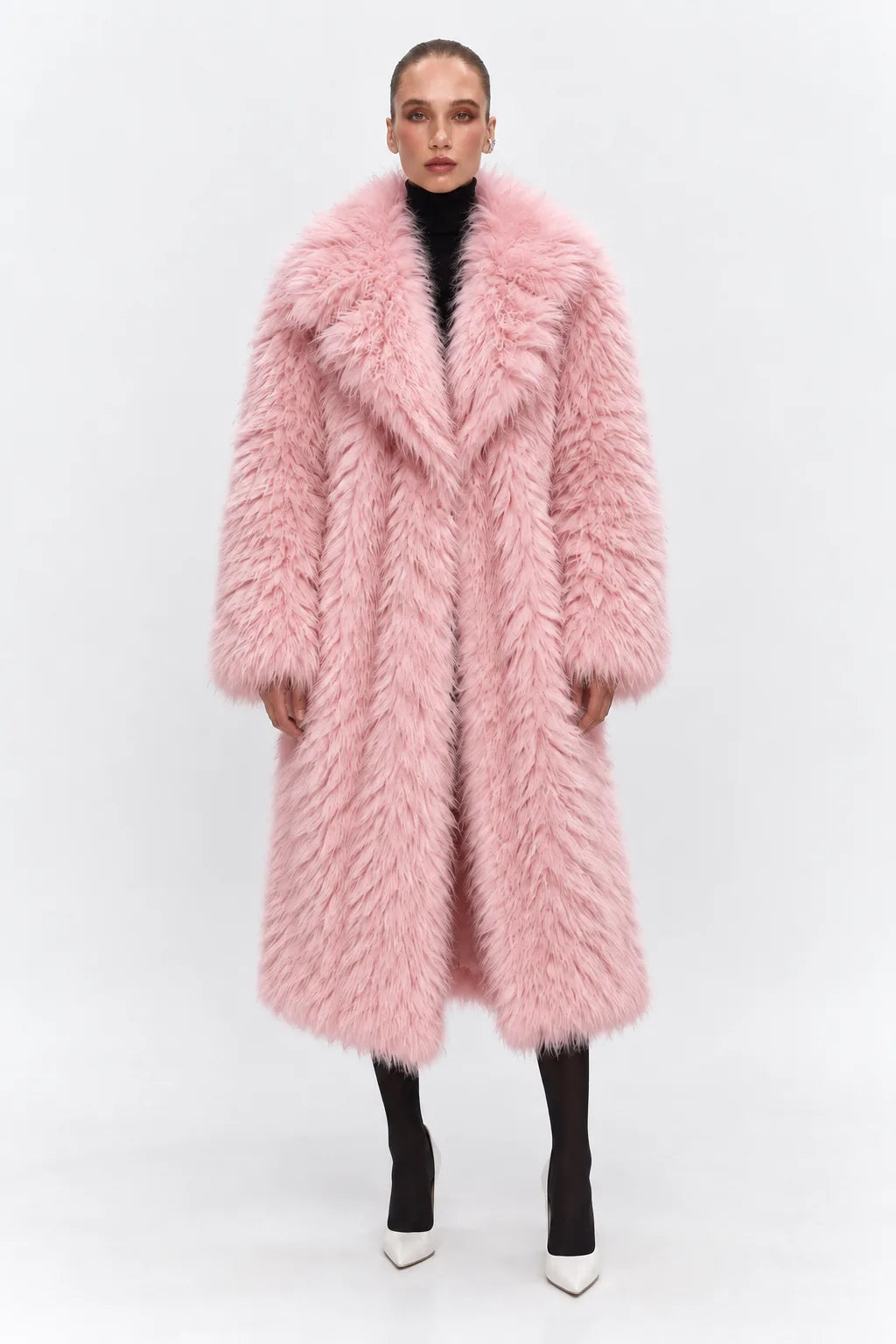 Dakota Pink Fur Coat