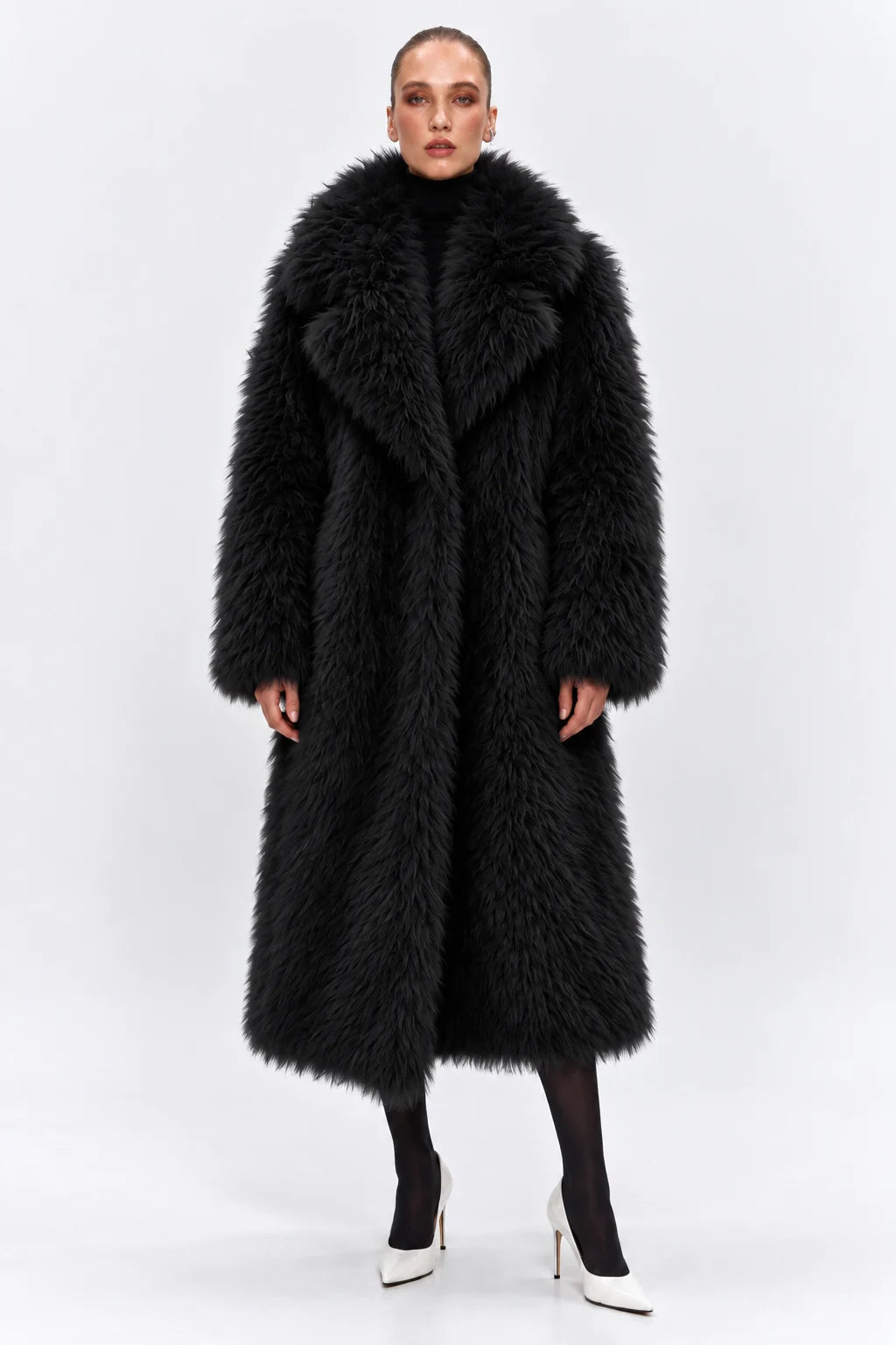 Dakota Black Fur Coat