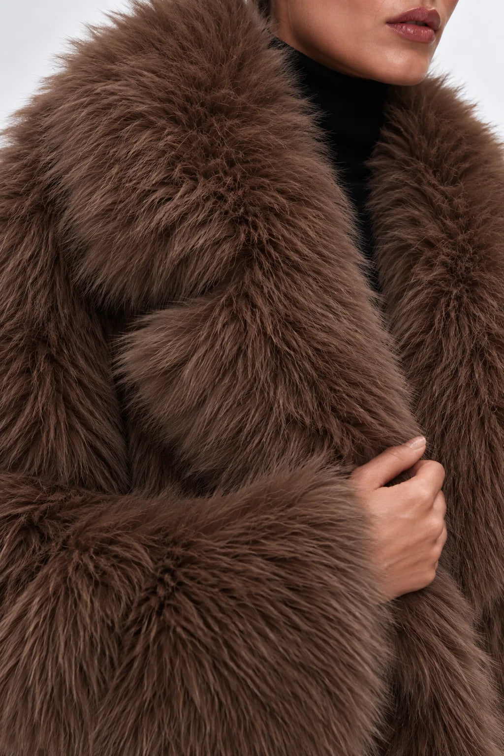 Dakota Brown Fur Coat