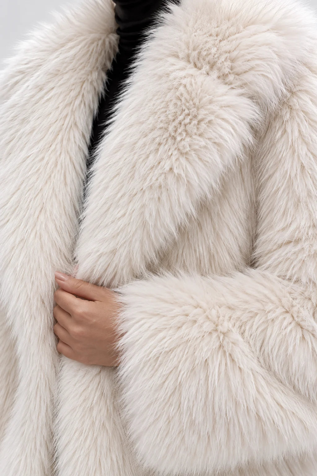 Dakota White Fur Coat