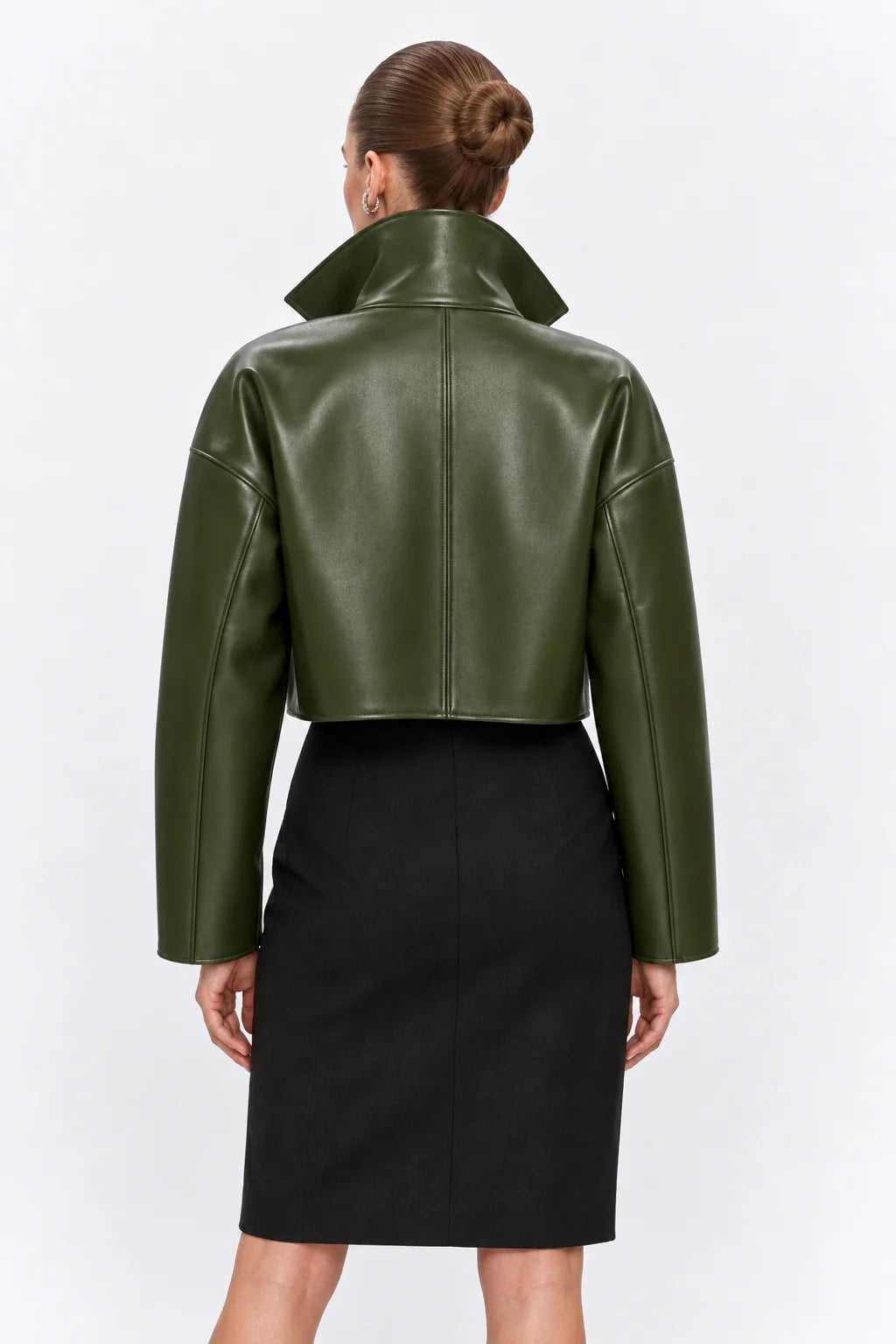 Passage Green Leather Jacket