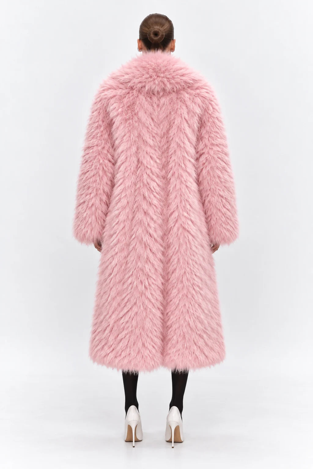 Dakota Pink Fur Coat