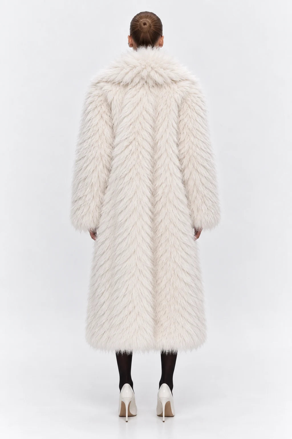 Dakota White Fur Coat