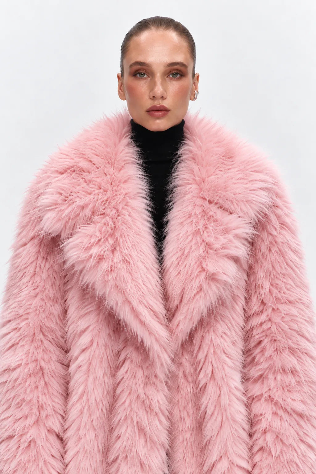 Dakota Pink Fur Coat