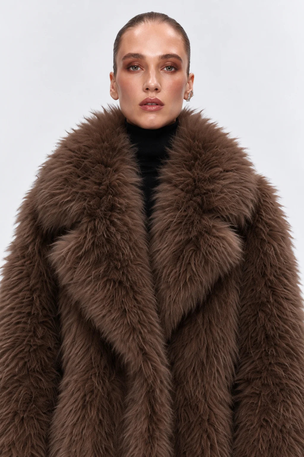 Dakota Brown Fur Coat