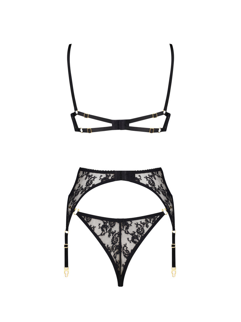 Set LACE PIRSING Gold with belt
