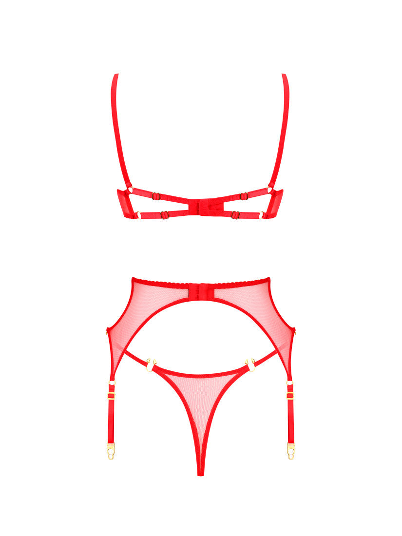 Set PIRSING Red with belt