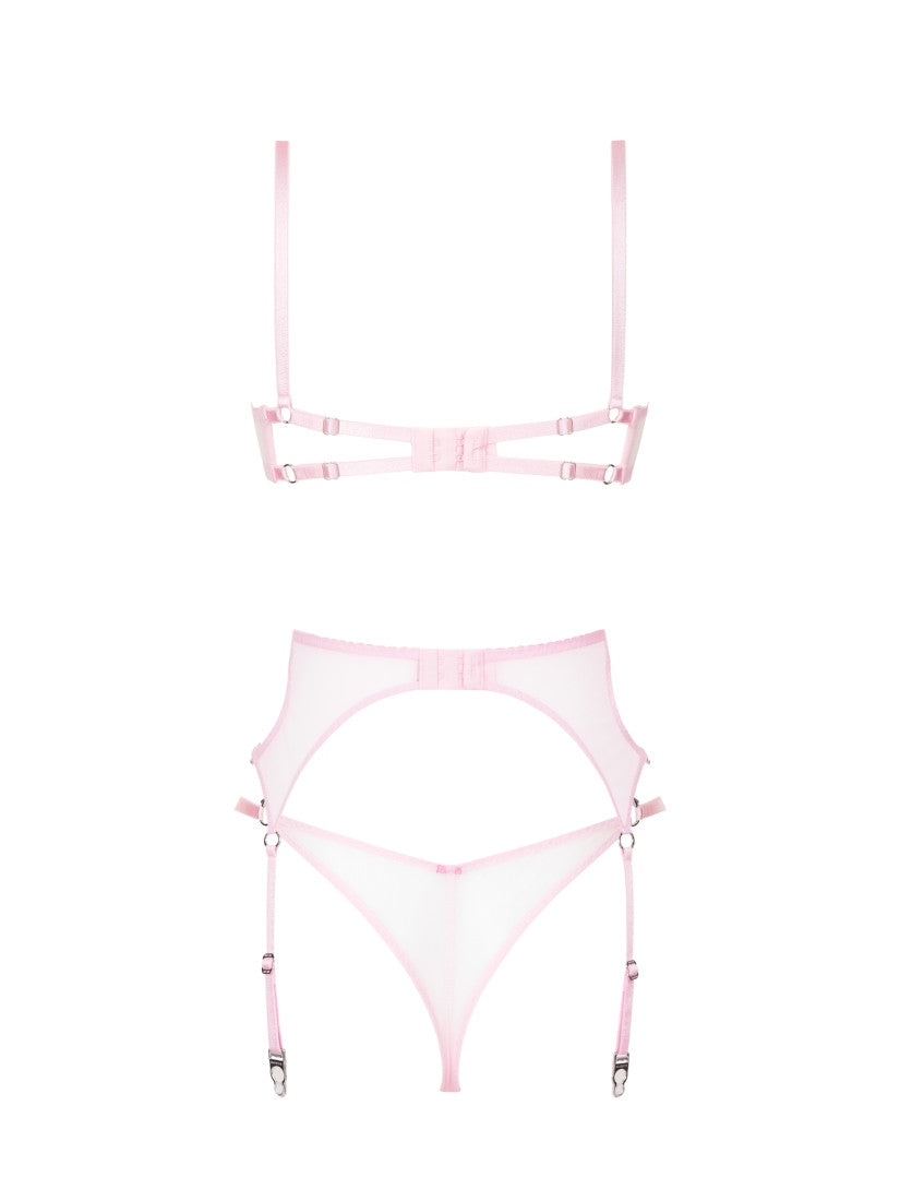 Set PIRSING Pink Silver with belt