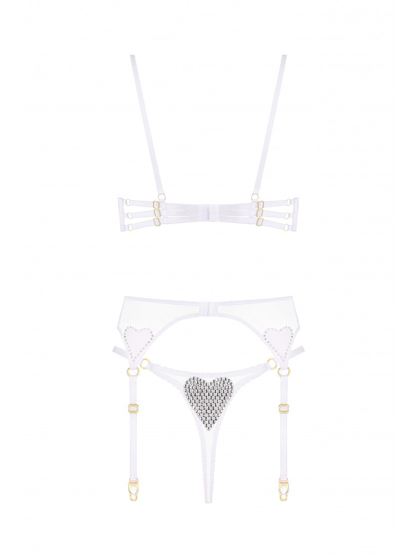 Set LOVE Christal White with belt
