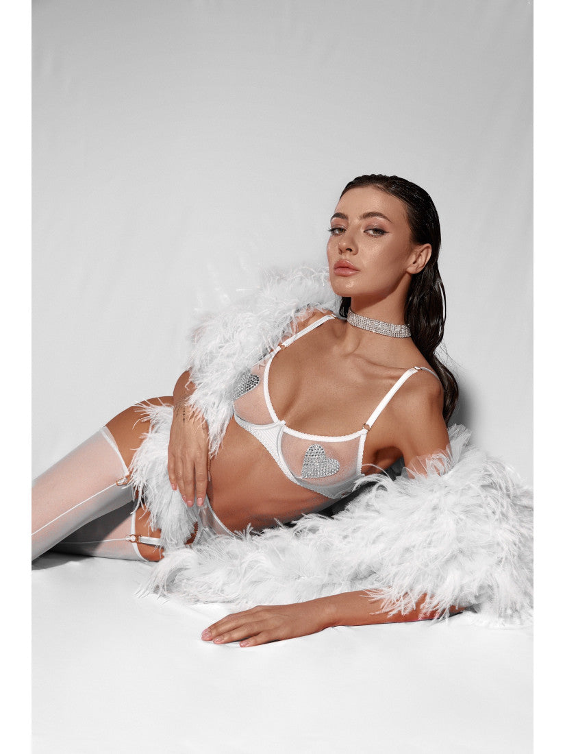 Set LOVE Christal White with belt