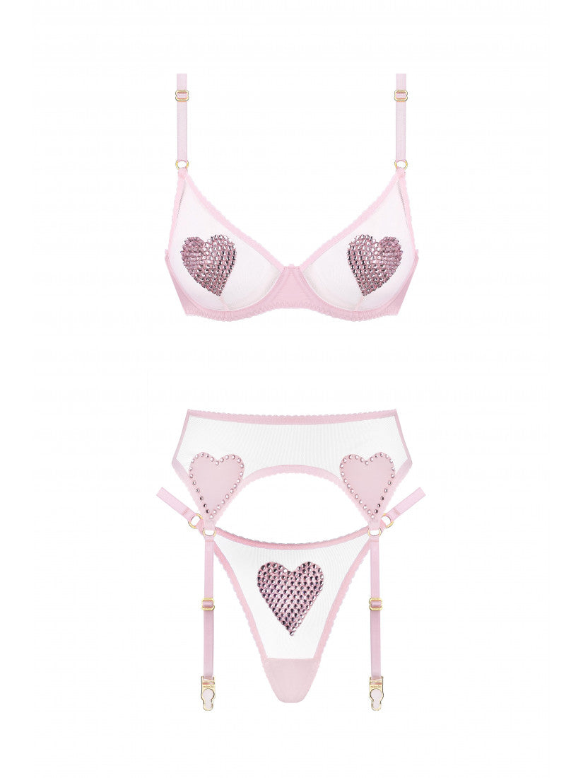 Set LOVE Christal Pink with belt