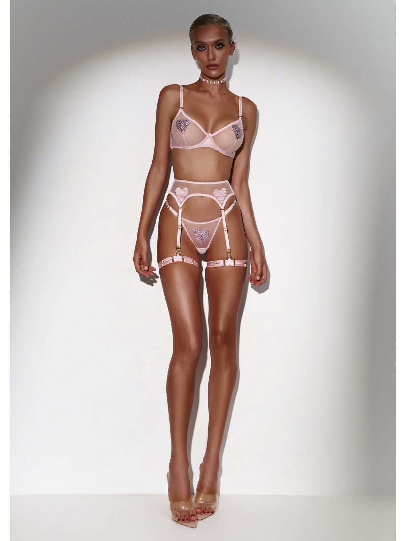 Set LOVE Christal Pink with belt