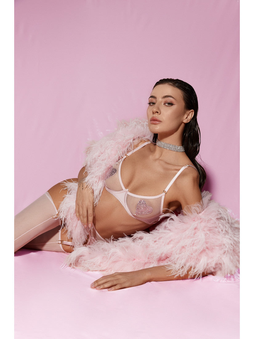 Set LOVE Christal Pink with belt