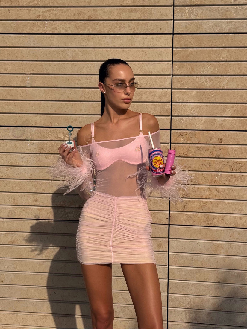 Set TOP Pirsing Pink