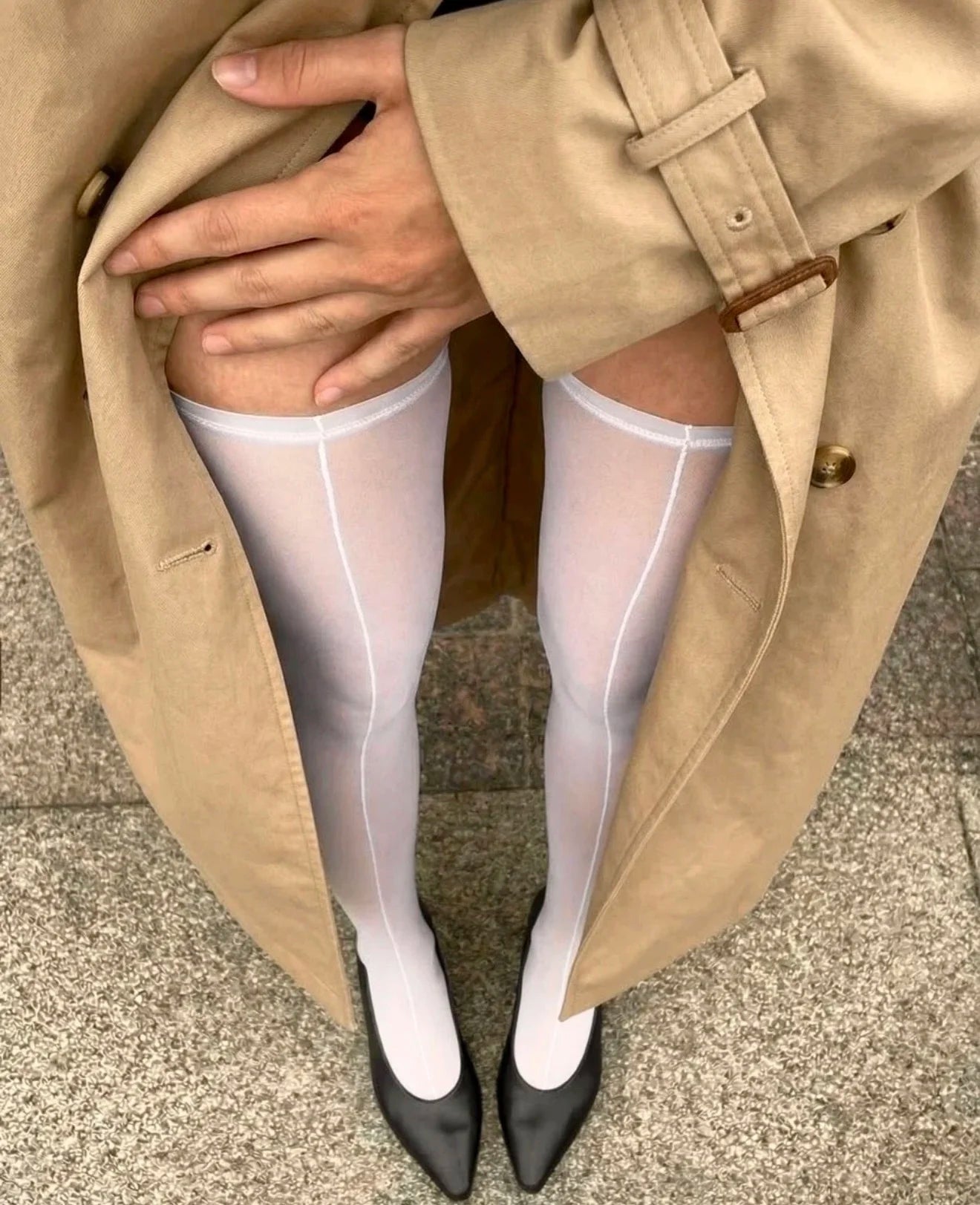 Fenty White Stockings