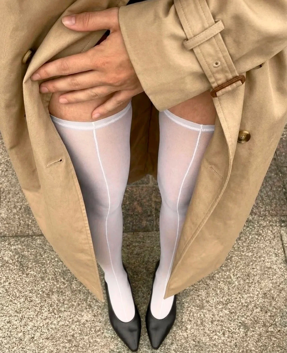 Fenty White Stockings