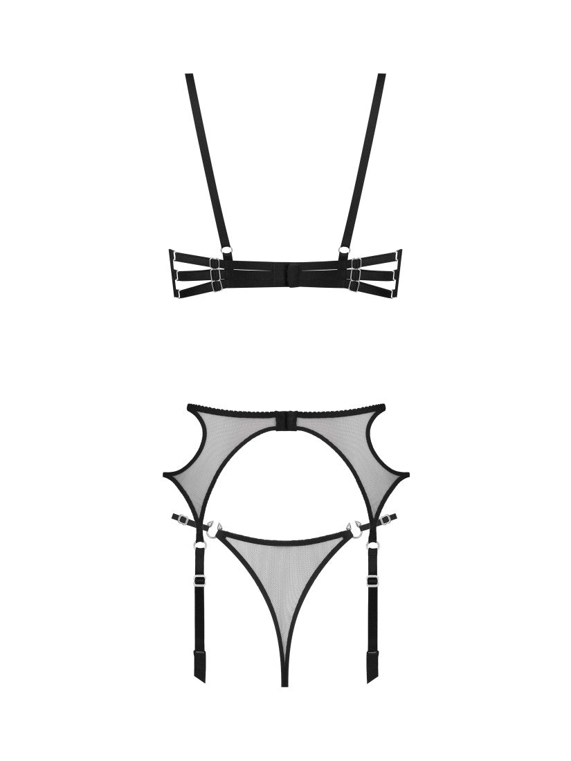 Set Pirsing Silver With Belt