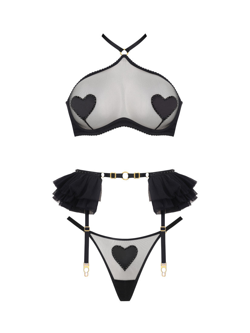 Holter LOVE Black Amour Black Set