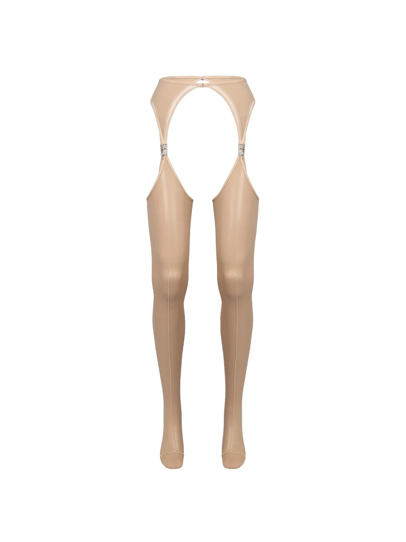 Set VEIL Nude Stockings with belt