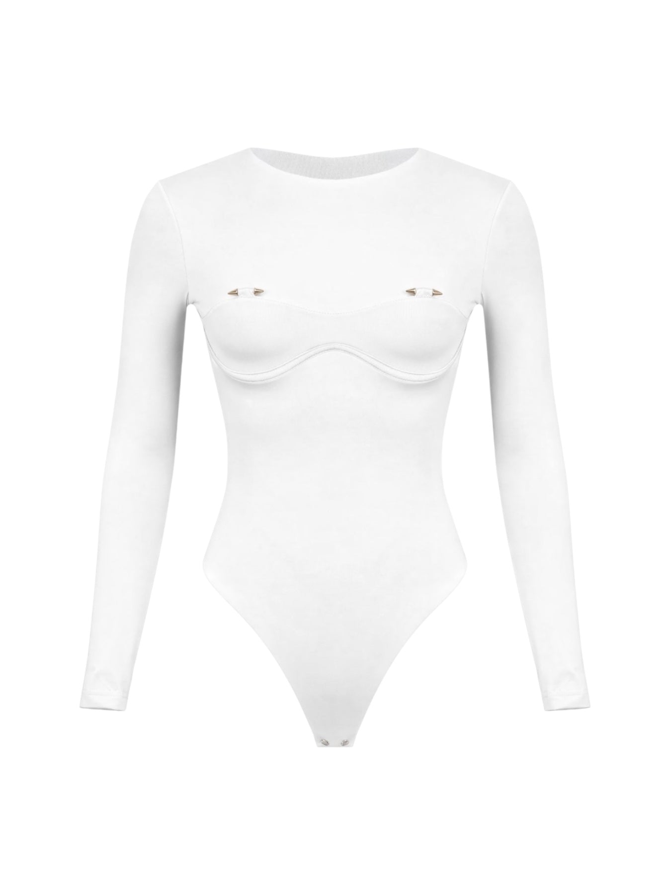 Bodysuit ENIGMA White Long Sleeve