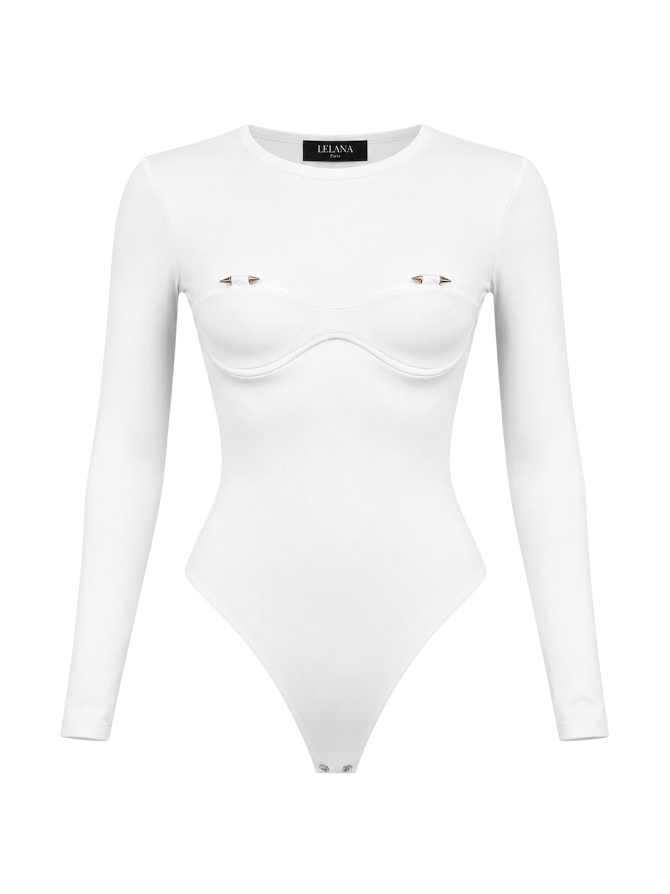 Bodysuit ENIGMA White Long Sleeve