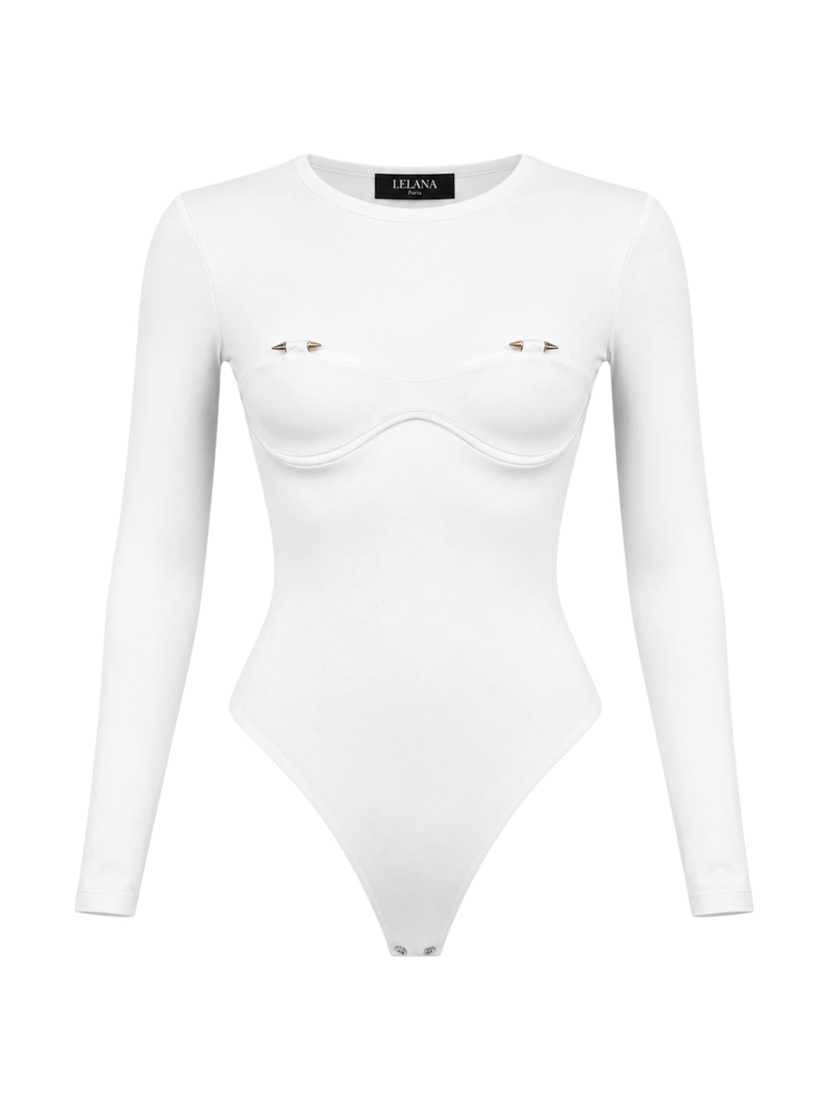 Bodysuit ENIGMA White Long Sleeve